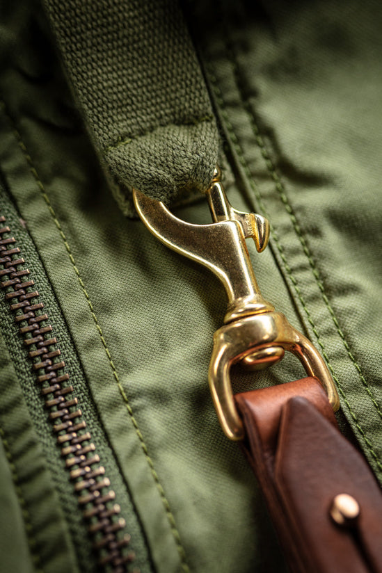 SALVAGE STOCK Harris Bomber Jacket Army Green