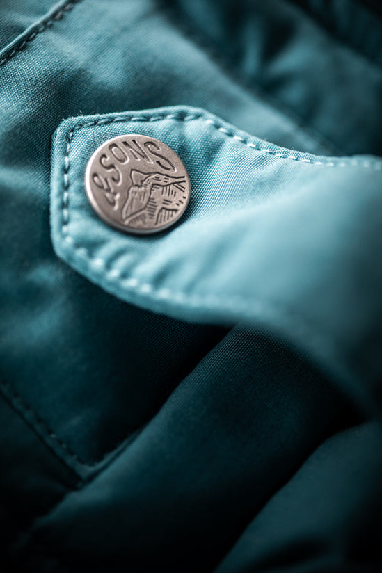 SALVAGE STOCK &SONS Bonnington Puffer Jacket Blue