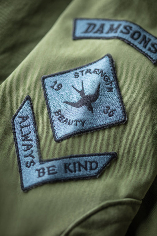 Damsons Combat Jacket Army Green