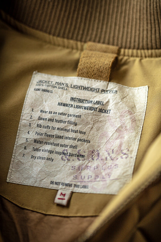 Hawker Quilted Jacket Tan