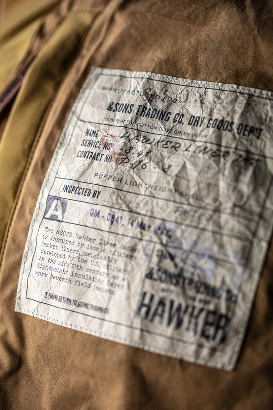 Hawker Quilted Jacket Tan