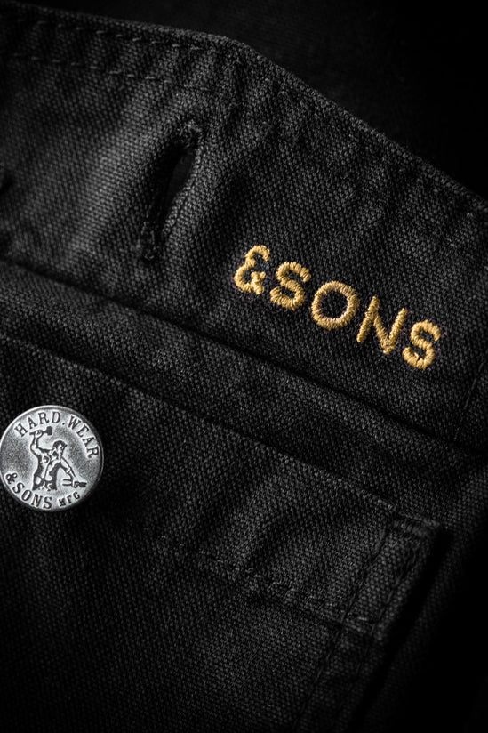 &SONS RYDER Hardwear Canvas Jacket Black