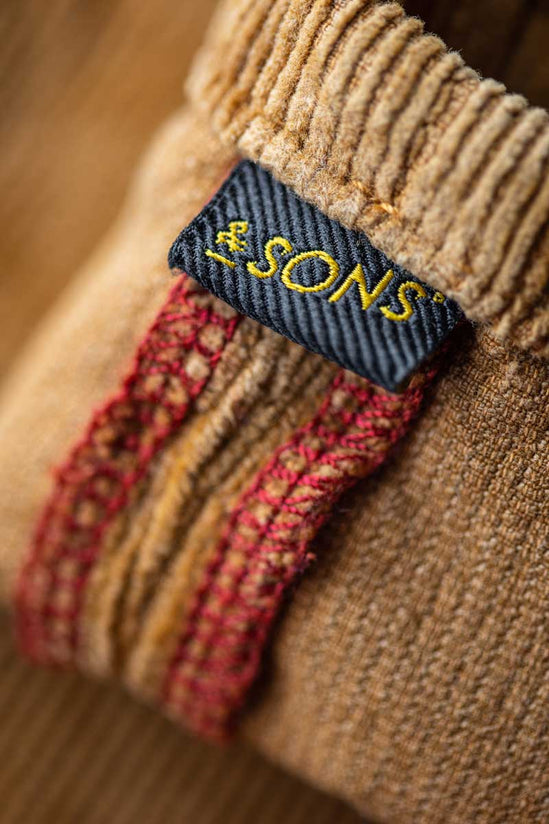 SALVAGE STOCK Brandon Jeans - Corduroy Tan