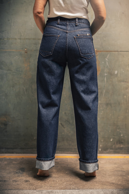 Damsons Brigitte High Waisted Jeans Indigo