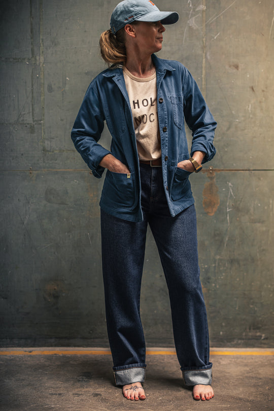 Damsons Brigitte High Waisted Jeans Indigo