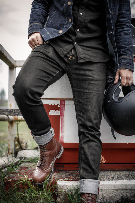 Brandon Denim Jean Charcoal