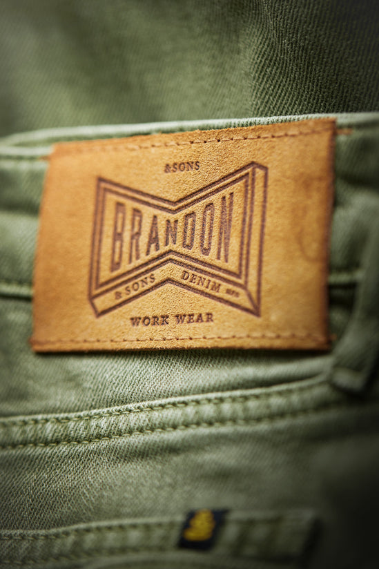 Brandon Overdyed Jean Army Green