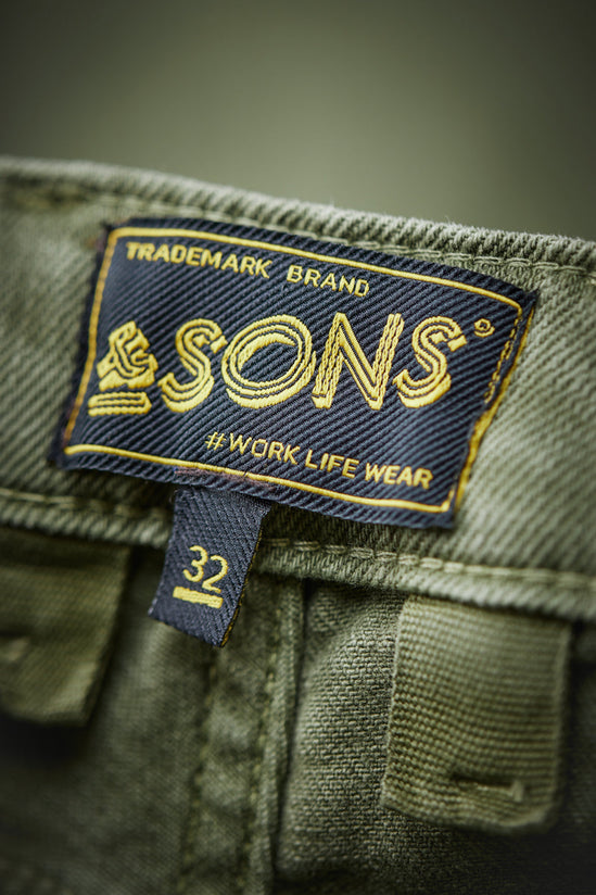 Brandon Overdyed Jean Army Green