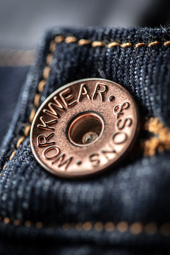 The New Frontier 14oz Selvedge Anti-bac Raw Denim Jeans