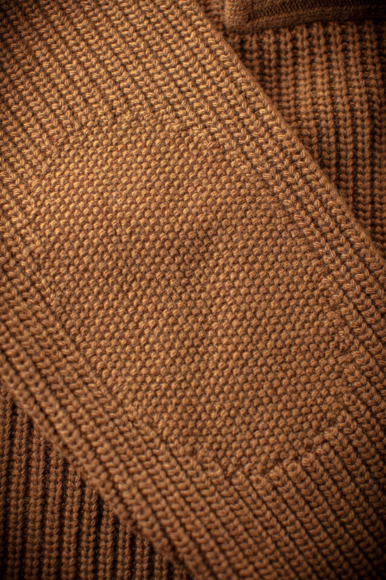 &SONS Port Shawl Collar Jumper Dune