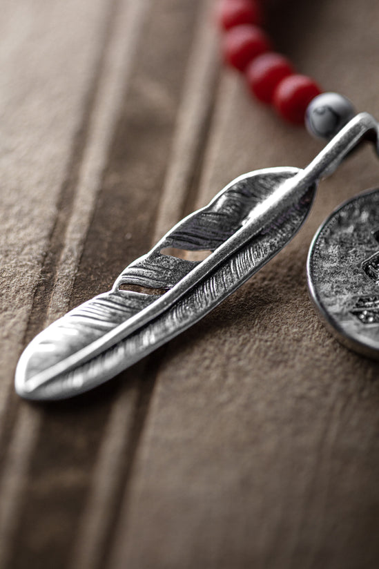 Big Sky Necklace Red/Silver