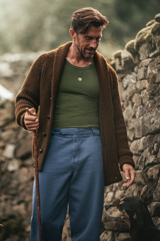 Pioneer British Wool Cardigan Brown