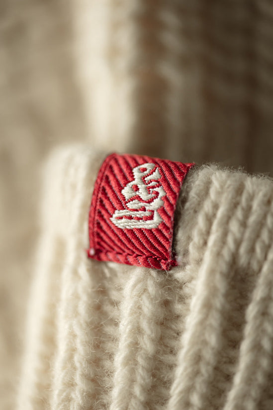 Isaac Shawl Collar Knit Natural