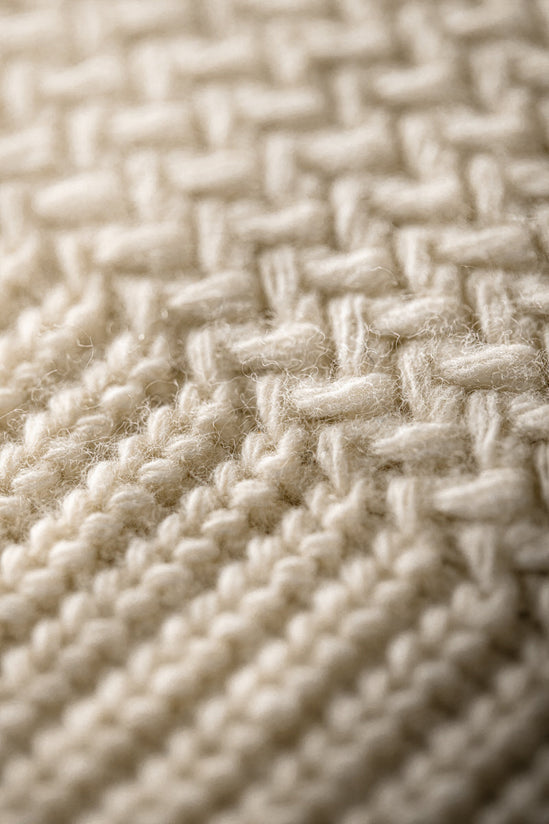 Isaac Shawl Collar Knit Natural