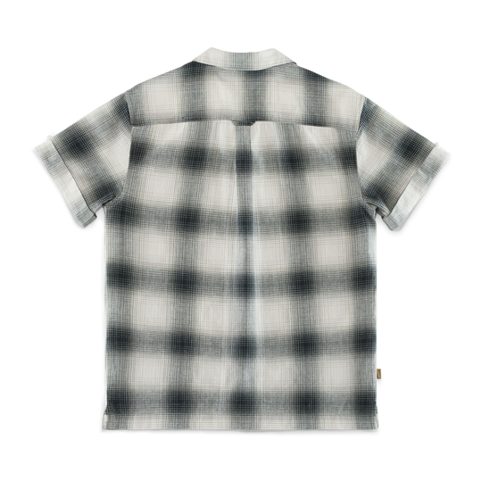 Ansel Check Shirt Monochrome