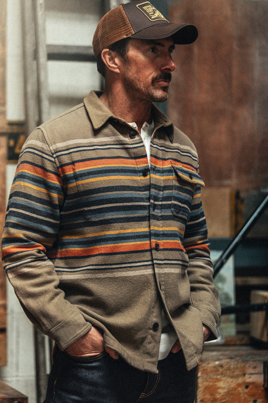 Bedrock Blanket Stripe Shirt Fawn/Orange Stripe