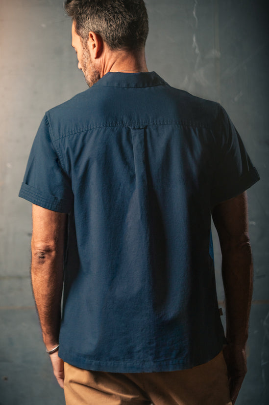 Cabana Shirt Dark Denim Blue