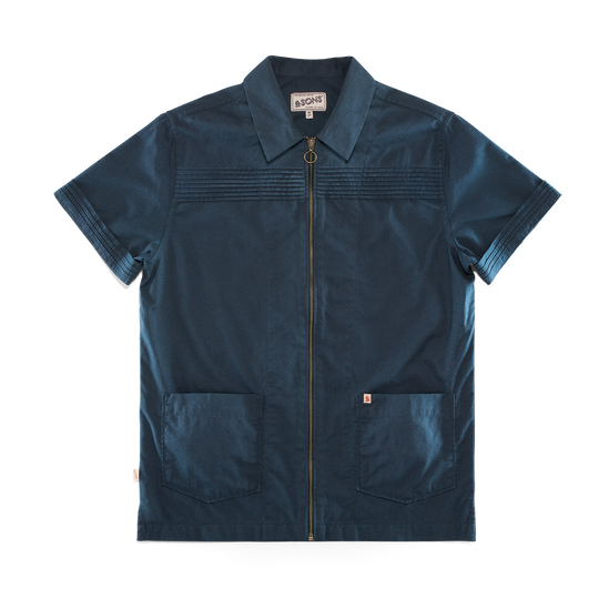 Cabana Shirt Dark Denim Blue
