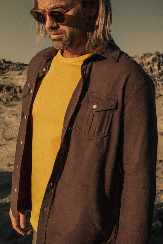 Coast Long Sleeve Shirt Brown