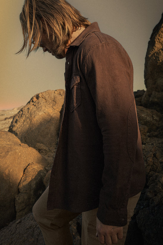 Coast Long Sleeve Shirt Brown