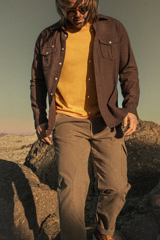 Coast Long Sleeve Shirt Brown