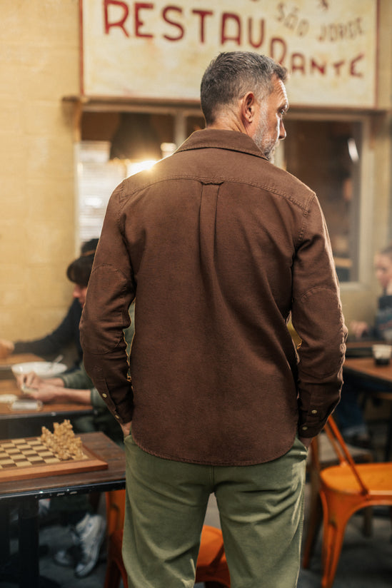 Coast Long Sleeve Shirt Brown