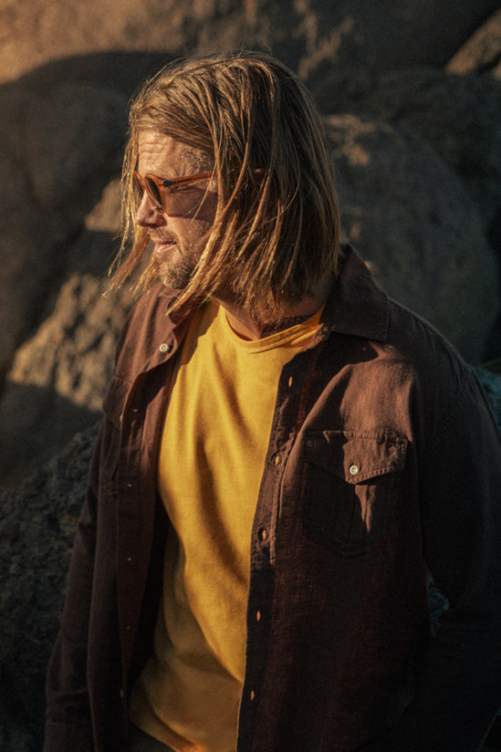 Coast Long Sleeve Shirt Brown