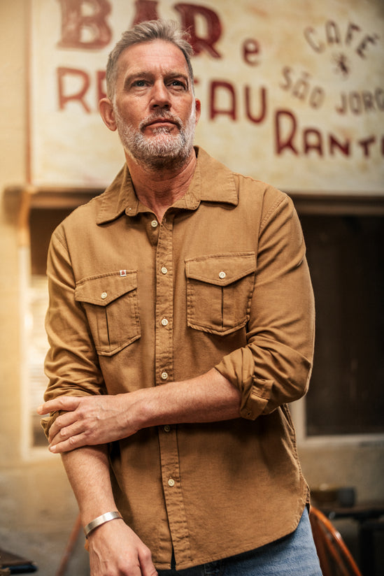 Coast Long Sleeve Shirt Tan