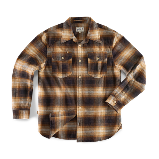 Douglas Check Shirt Brown