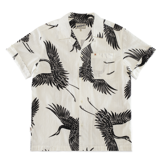 Flight Print Shirt Off White