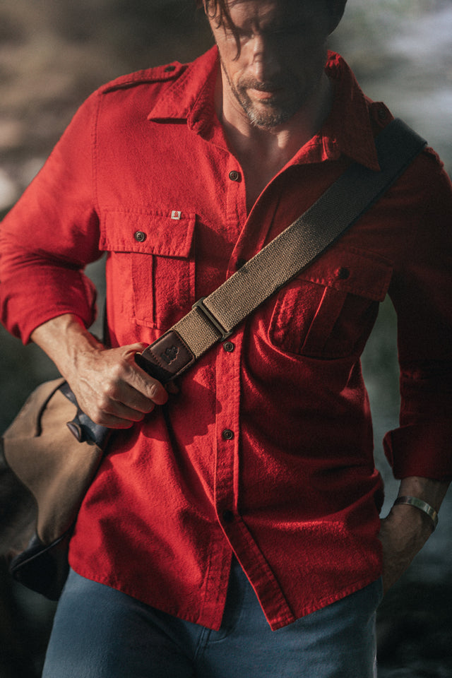 SALVAGE STOCK Gabriel Shirt Red