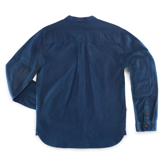 Edward Grandad Shirt Indigo