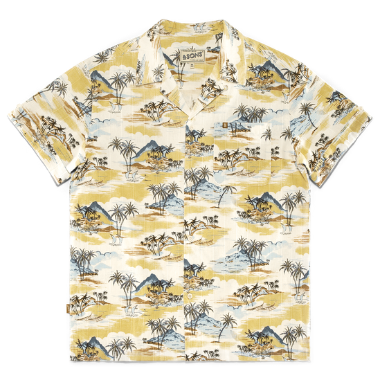 Island Aloha Shirt Off White