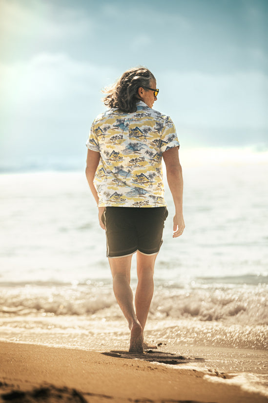 Island Aloha Shirt Off White