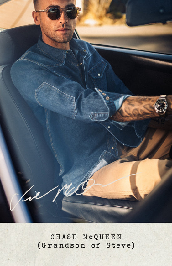 McQueen Randall Denim Shirt Blue