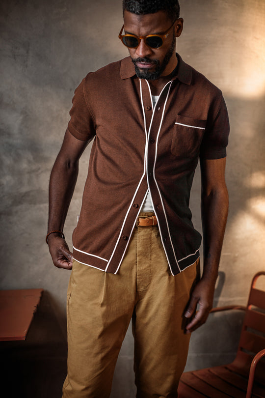 &SONS Dean Polo Brown