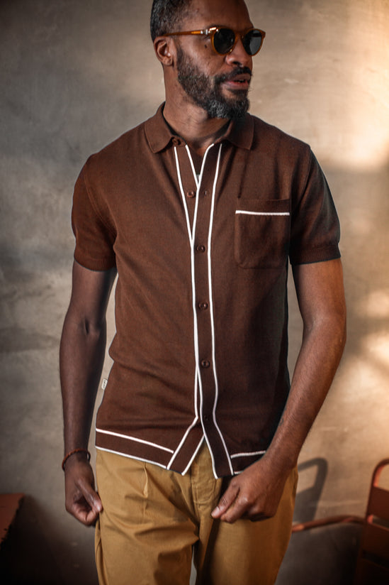 &SONS Dean Polo Brown