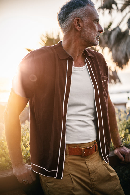 &SONS Dean Polo Brown