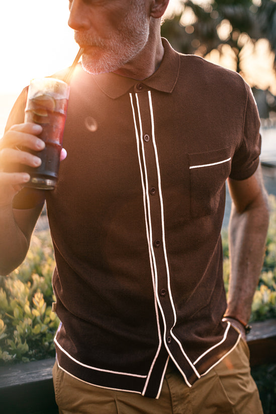 &SONS Dean Polo Brown