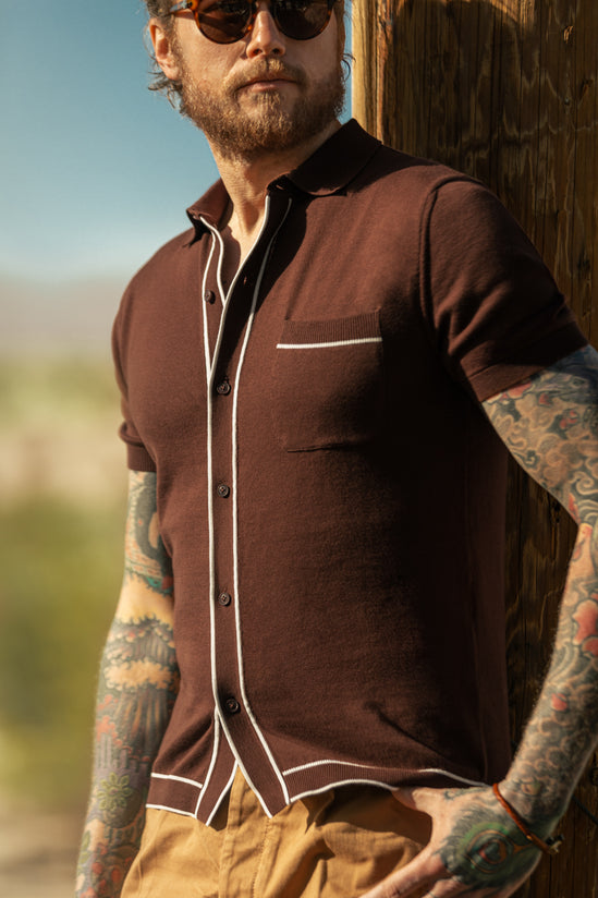 &SONS Dean Polo Brown