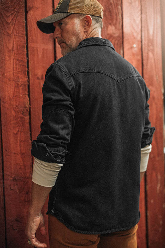 Saw Tooth Shirt Black