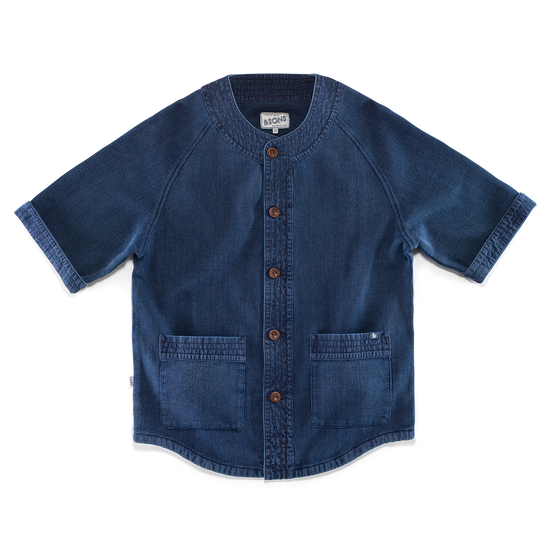 Strike Baseball Shirt Indigo