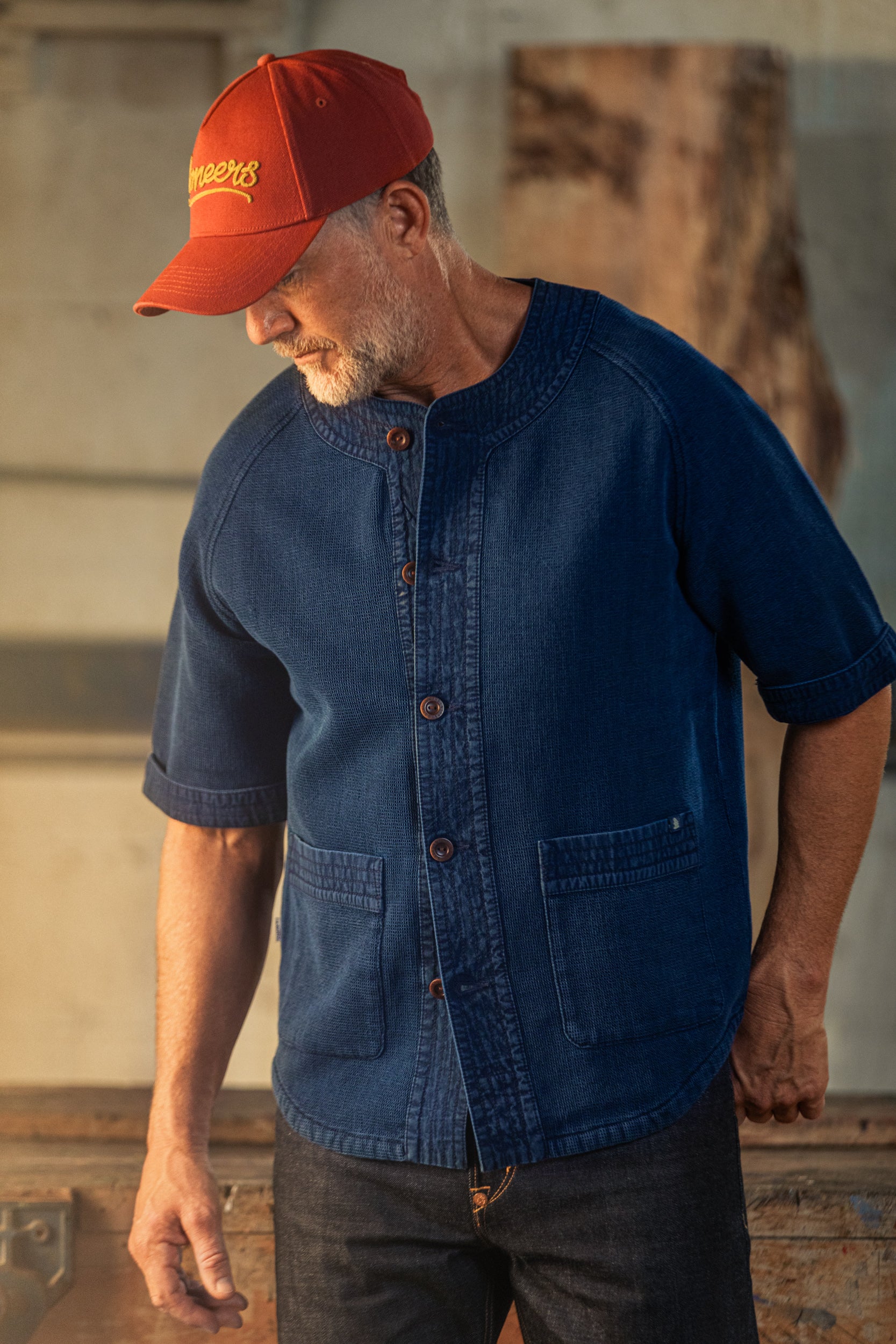 Strike Baseball Shirt Indigo