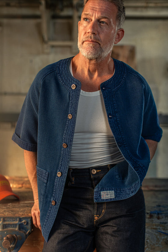 Strike Baseball Shirt Indigo