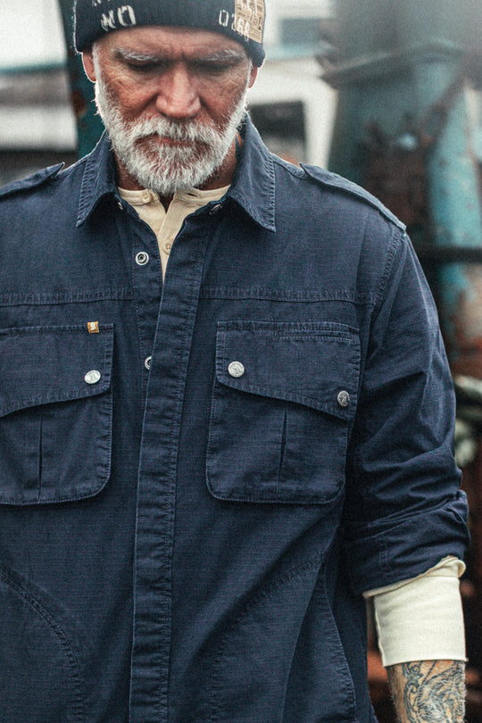 Irving Photography Shirt Navy