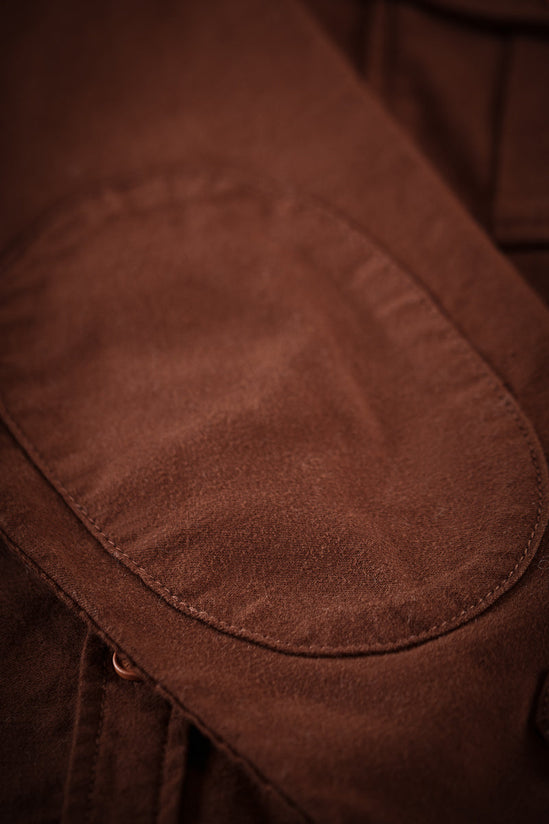 SALVAGE STOCK &SONS Lichen Moleskin Shirt Brown