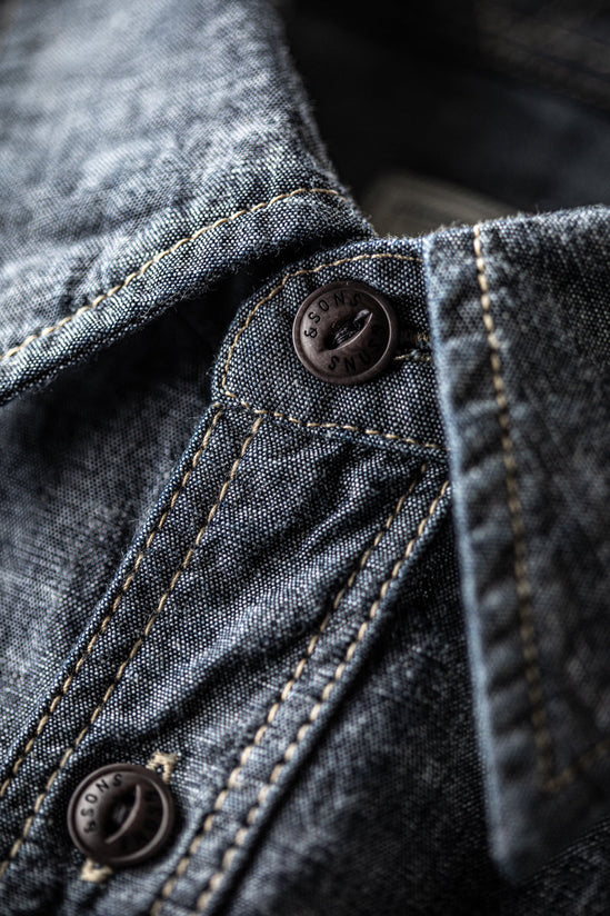 Luke Shirt Dark Chambray