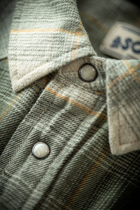 &SONS River Green Western Shirt
