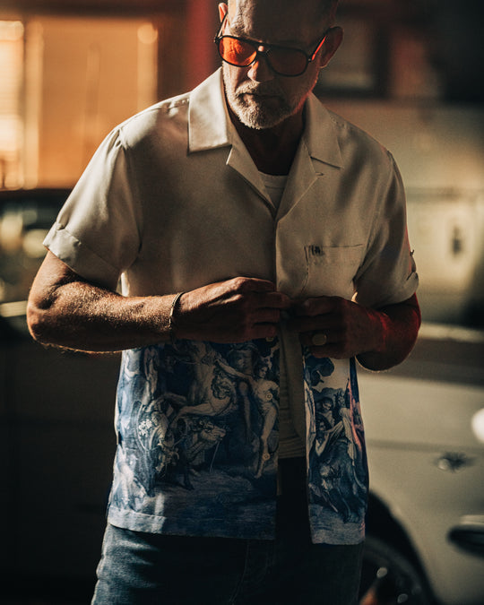 ROGUE by &SONS Babel Silk Shirt Off White