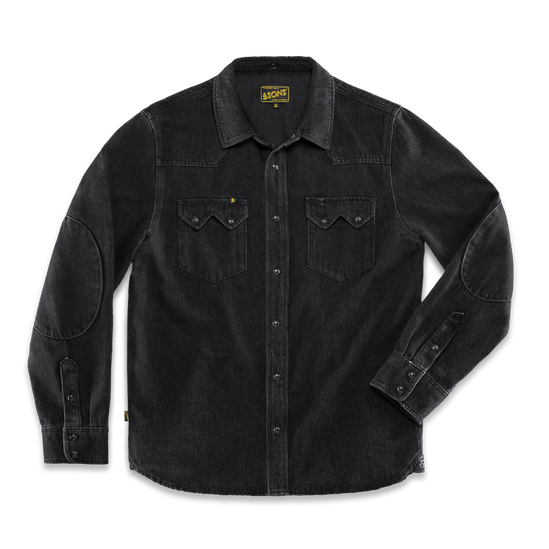 Saw Tooth Shirt Black